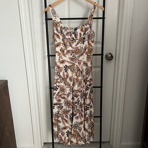 Old Navy Midi Linen Dress